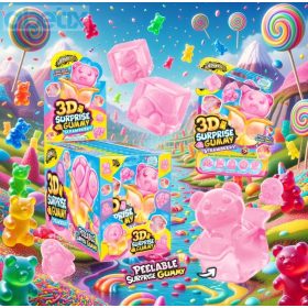 Johny Bee 3D Surprise gumicukor (12db) 57g