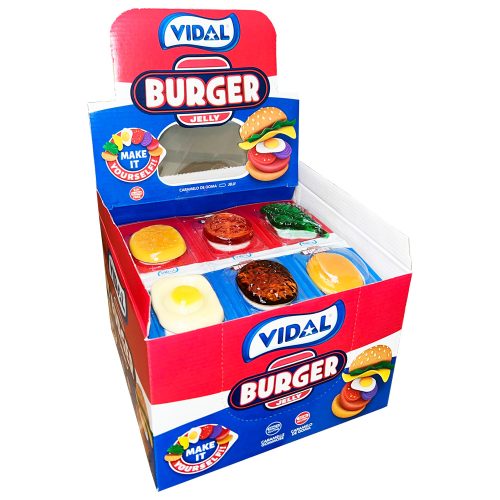 Vidal Burger jelly gumicukor 66g
