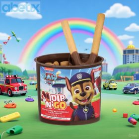   Paw Patrol Dip N Go mancsos kakaós mogyorókrém ropogós pálcikák 55g