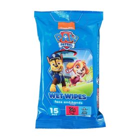 Paw Patrol mancsos nedves törlőkendő 15db-os