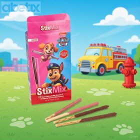 Paw Patrol Stix Mix mancsos ropi eper-csoki 40g