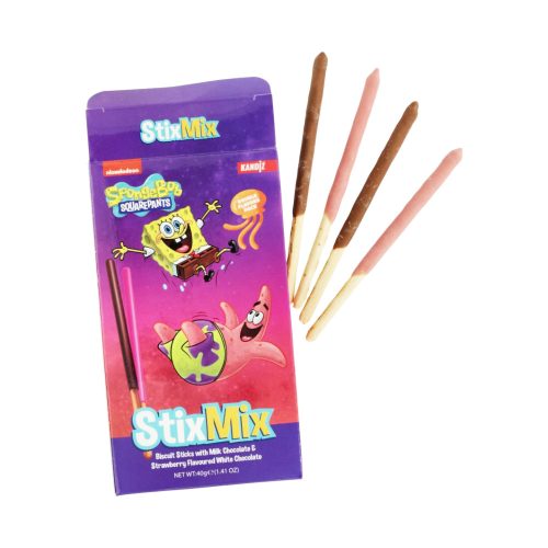 Sponge Bob Stix Mix ropi eper-csoki 40g