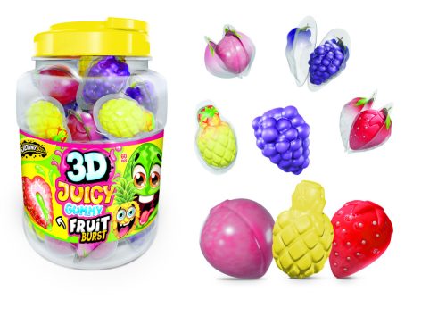 Johny Bee 3D Juicy Gummy vegyes gyümölcs 18g