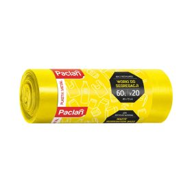   Paclan Szelektív műanyag gyűjtő szemeteszsák 60l (*20zsák) 60cm*72cm 11my