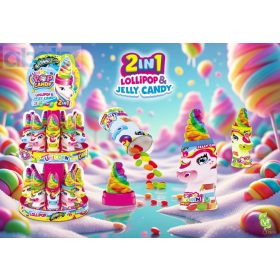 Johny Bee Unicorn pop stand 50g