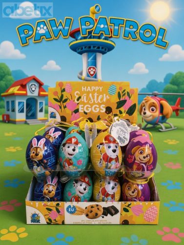 Paw Patrol mancsos fém tojás csokis keksszel 10g