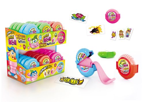 Johny Bee Mini roll méteres rágó + tetoválás 18g