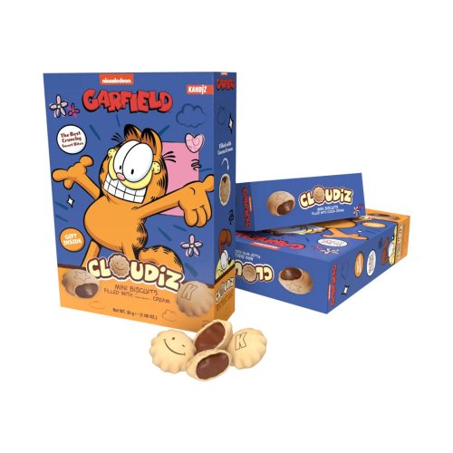 Garfield Cloudiz mini keksz kakaókrémmel töltve 30g