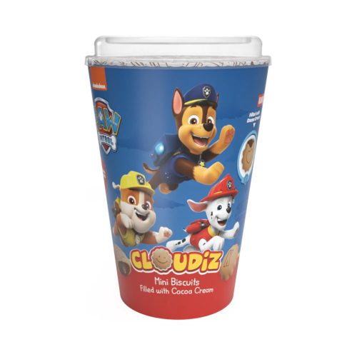 Paw Patrol Cloudiz mancsos pohár mini keksz kakaókrémmel töltve 125g