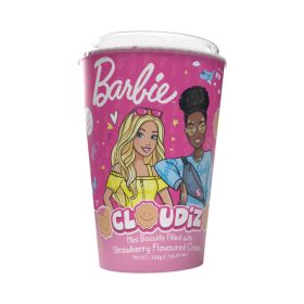 Barbie Cloudiz pohár mini keksz eperkrémmel töltve 125g
