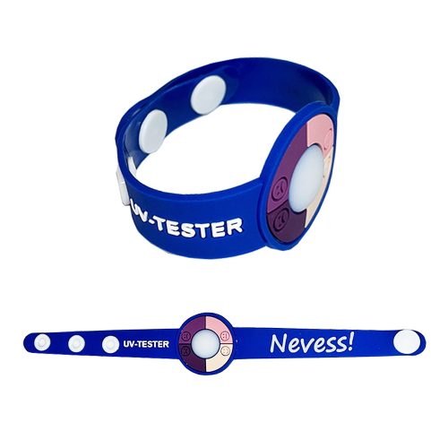 UV Protect mérő karkötő kék Nevess