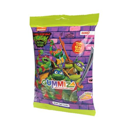 Gummiz Pizza - Pizza gumicukor 70g - Tini Nindzsa Teknőcök