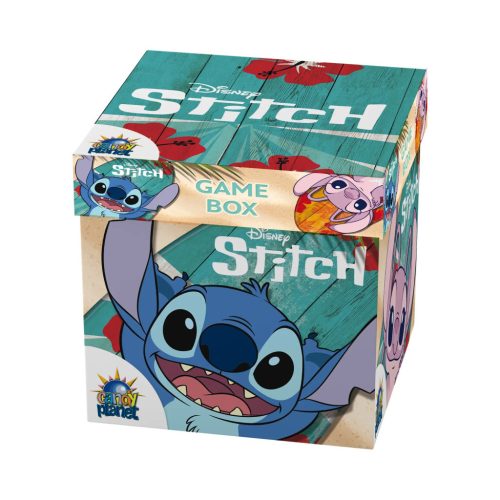 Stitch doboz játékokkal és csokis keksszel 10g( HAMAROSAN)