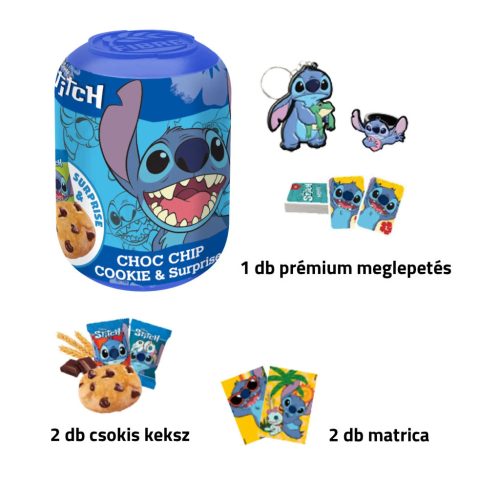 Meglepetés kapszula csokis keksszel 11g - Stitch