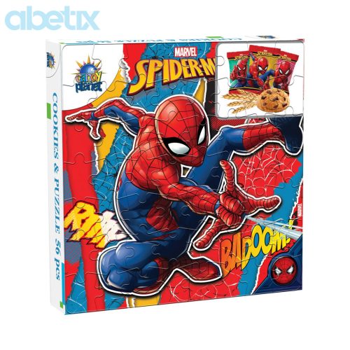 Puzzle csokis sütivel 50g - Pókember