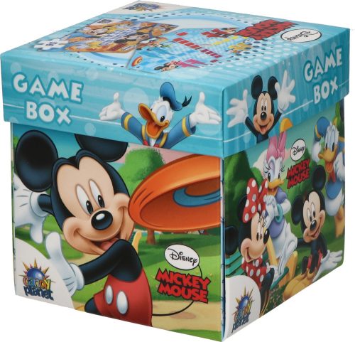 Mickey egér doboz játékokkal és csokis keksszel 10g