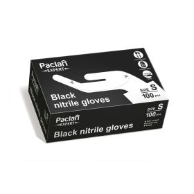 Paclan Expert Fekete Nitril kesztyű 100db - 90/70my