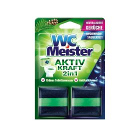  Wc Meister wc tartálytabletta twinpack 2*50 g - erdő illata