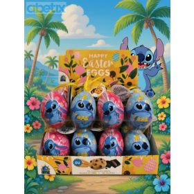 Stitch fém tojás csokis keksszel (24db) 10g
